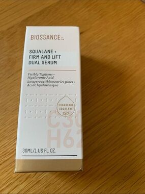 Biossance Squalane + Firm and Lift Dual Serum — 30ml - new!